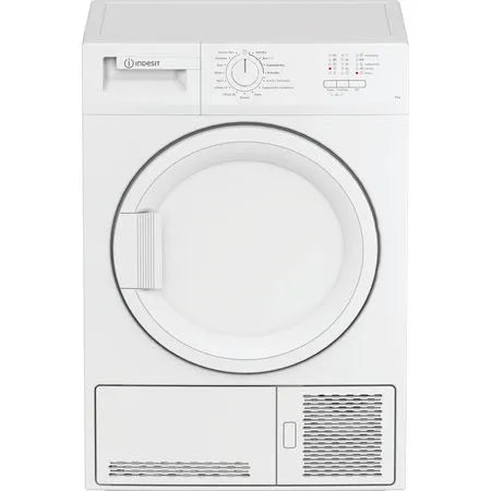 Indesit Condenser Sensor Dry Tumble Dryer - White - 8KG - B Rated - CYDC82WWGLUK