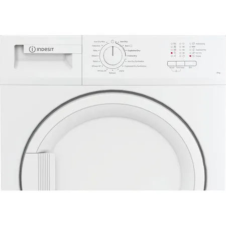 Indesit Condenser Sensor Dry Tumble Dryer - White - 8KG - B Rated - CYDC82WWGLUK-5