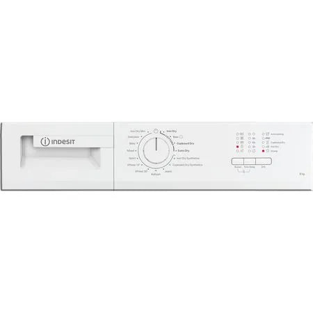 Indesit Condenser Sensor Dry Tumble Dryer - White - 8KG - B Rated - CYDC82WWGLUK-6
