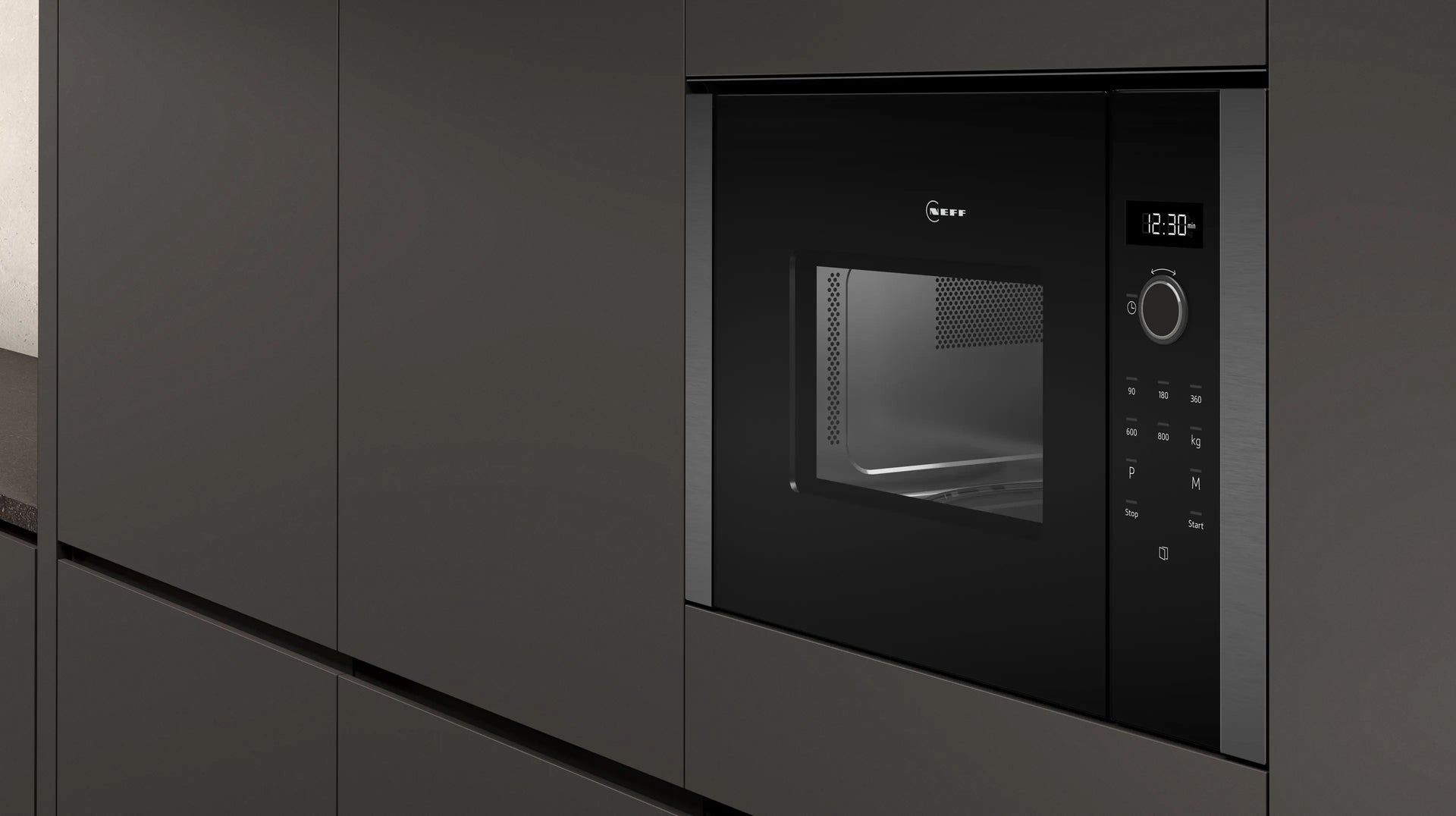 N 50, Built-in microwave oven, Graphite-Grey