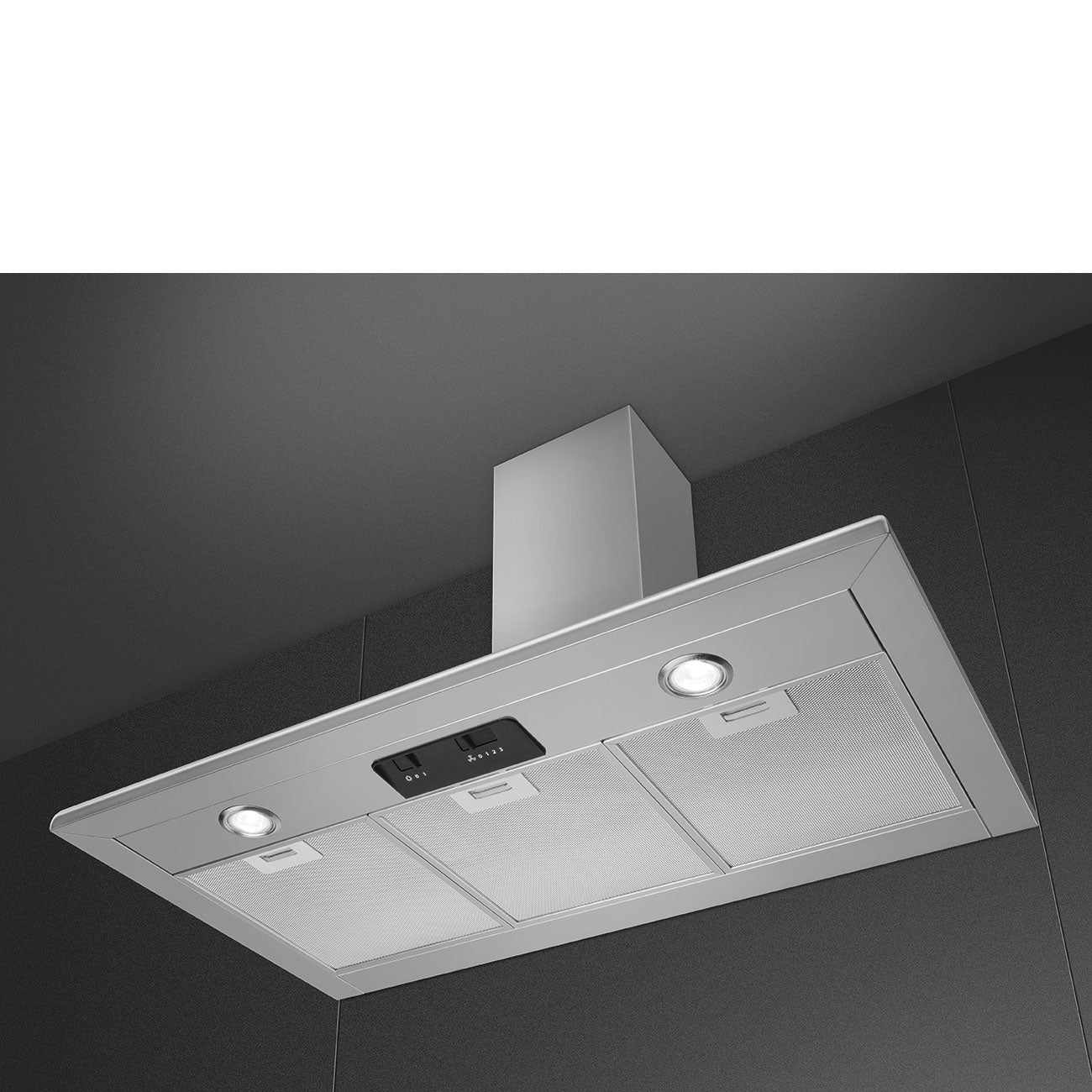 Smeg 90cm Stainless Steel Chimney Hood-3