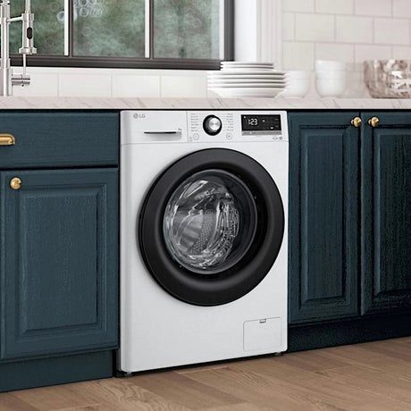 LG F4Y510WBLN1 10kg 1400 Spin Washing Machine - White-3