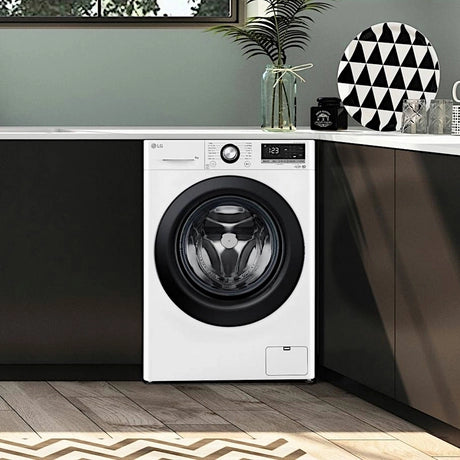 LG F4Y510WBLN1 10kg 1400 Spin Washing Machine - White-4