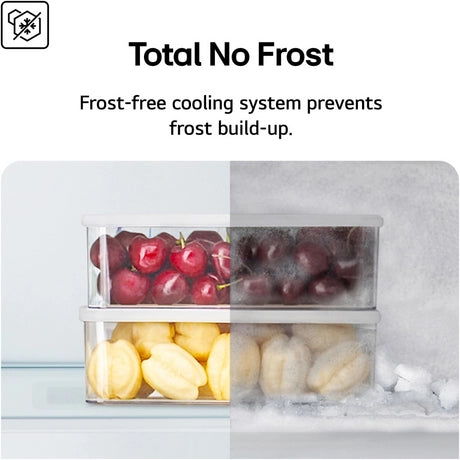LG GBF3102EEP NatureFRESH 60/40 Fridge Freezer - Matte Black-3