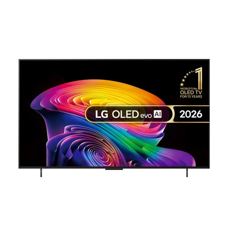 LG OLED42C66LB.AEK 42" 4K OLED Smart TV - Dark Titan Silver-1