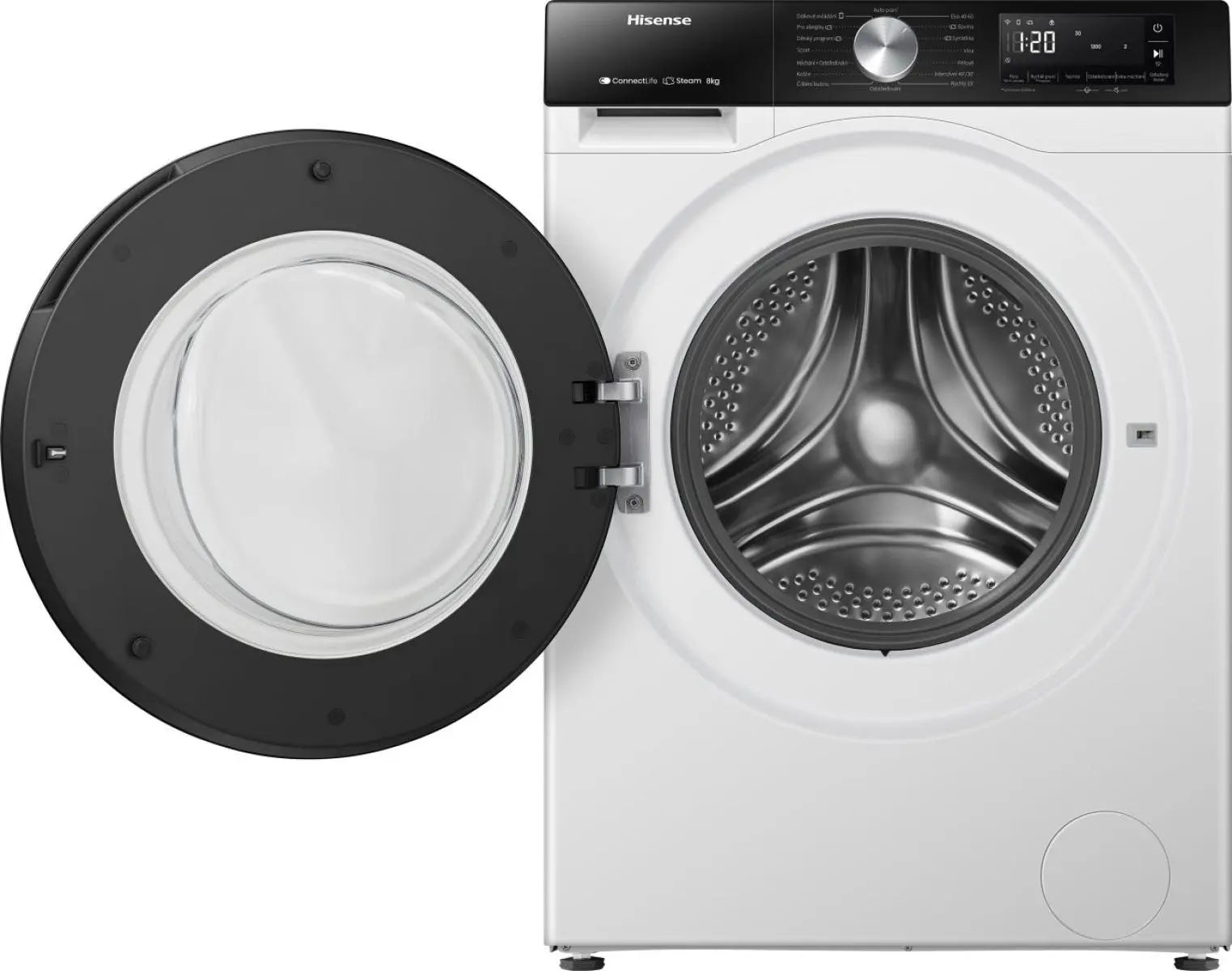 Hisense WF3S8043BW 3S Freestanding washing machine, 8 kg-2