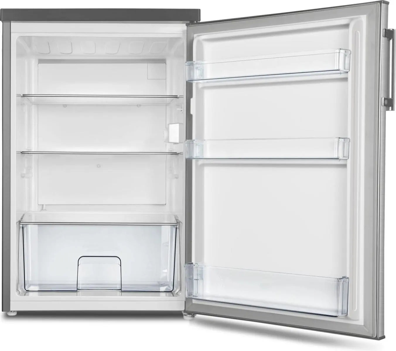 Hisense 56cm Freestanding Undercounter Fridge 133L Stainless Steel Look-5
