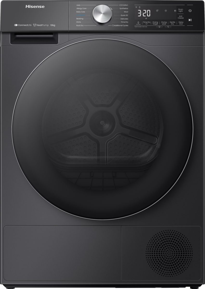 5S Freestanding tumble dryer with heating pump, 10 kg