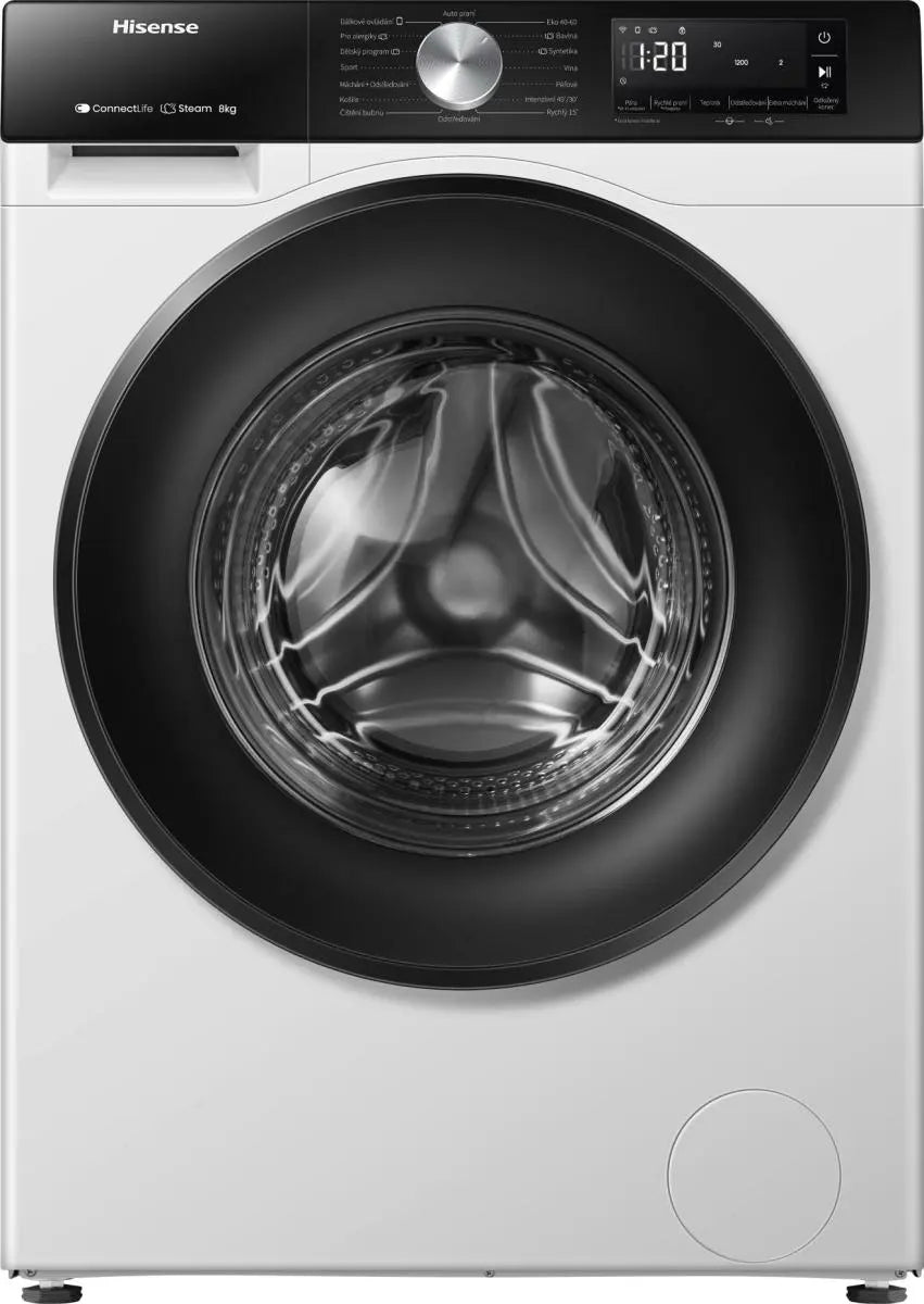 Hisense WF3S8043BW 3S Freestanding washing machine, 8 kg-1