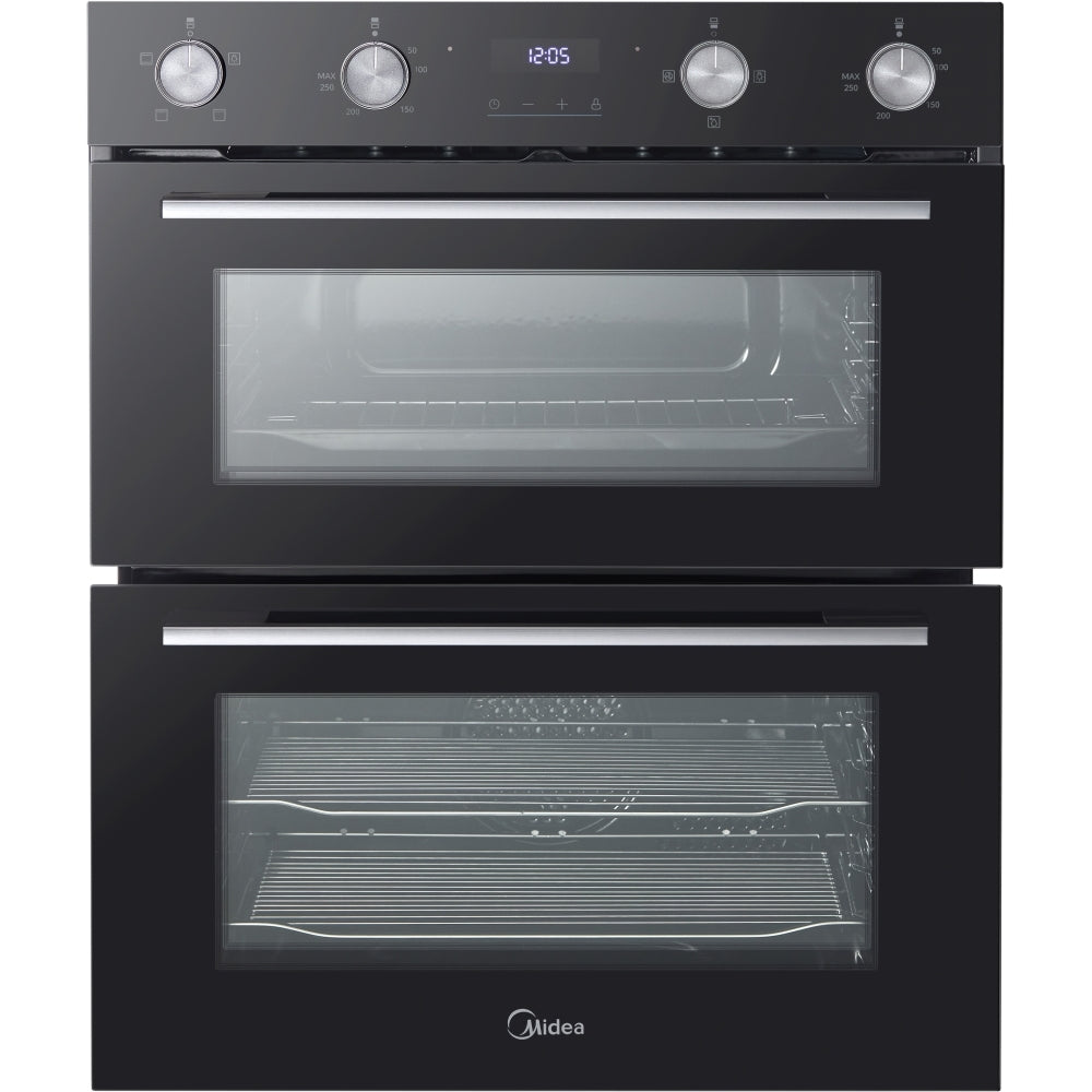 Midea MBOD50M3AD0-BK Fan Built-Under Double Oven - Black
