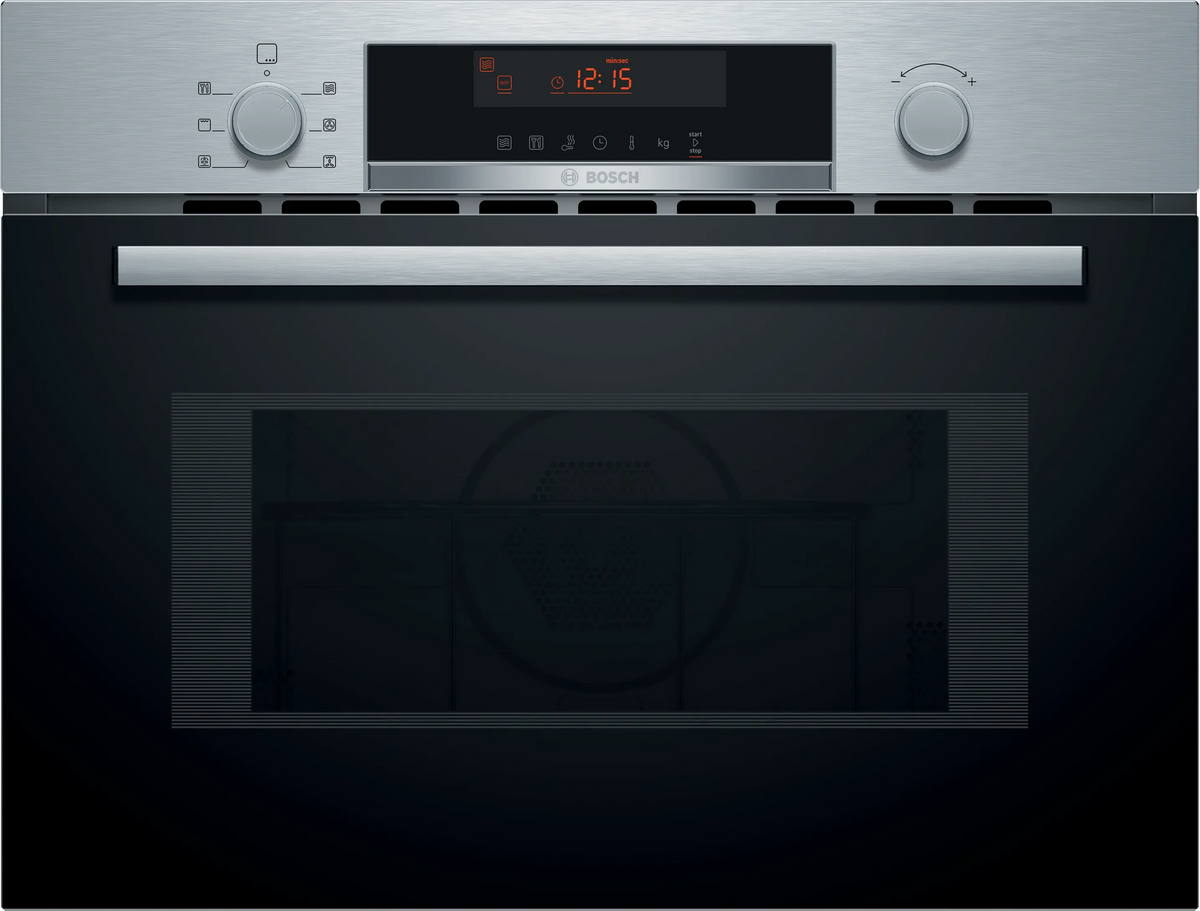 Bosch CMA583MS0B Series 4, Built-in microwave oven with hot air, 60 x 45 cm, Stainless steel
