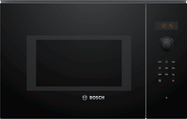 Bosch BFL553MB0B Series 4 Built-in microwave oven, 59 x 38 cm, Black
