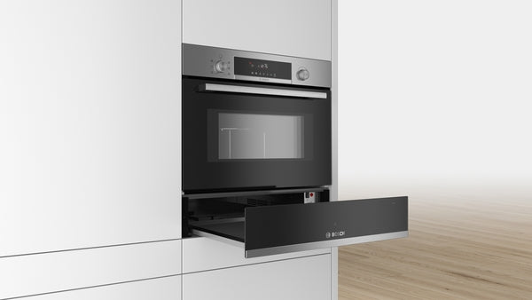 Bosch BIC510NS0B Series 6, Built-in warming drawer, 60 x 14 cm, Stainless steel-3