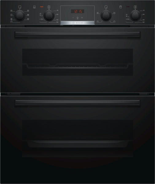 Bosch NBS533BB0B Series 4 Built-Under Double Ovens-1