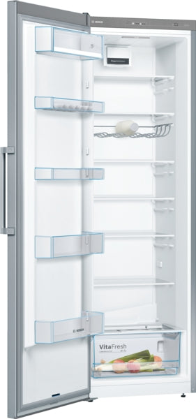 Bosch KSV36VLEP Series 4, Free-standing fridge, 186 x 60 cm, Stainless steel look-2