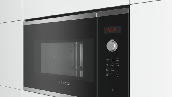 Bosch BFL553MS0B Series 4, Built-in microwave oven, 59 x 38 cm, Stainless steel-3