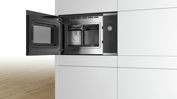 Bosch BFL553MS0B Series 4, Built-in microwave oven, 59 x 38 cm, Stainless steel-4