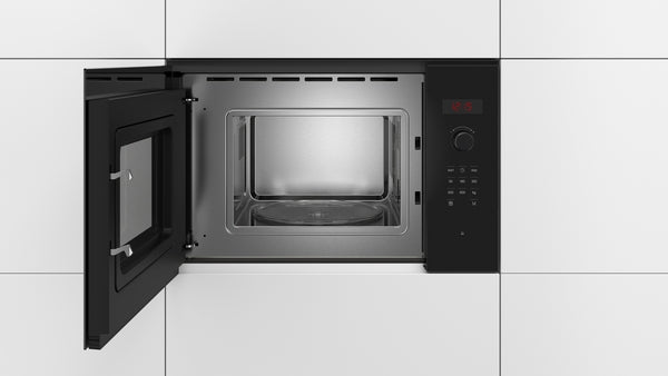 Bosch BFL523MB0B Series 4, Built-in microwave oven, Black