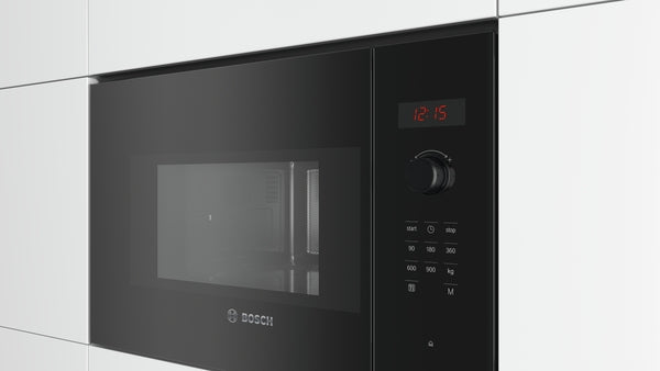 Bosch BFL553MB0B Series 4 Built-in microwave oven, 59 x 38 cm, Black-3