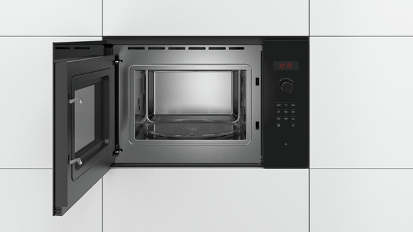 Bosch BFL553MB0B Series 4 Built-in microwave oven, 59 x 38 cm, Black-2