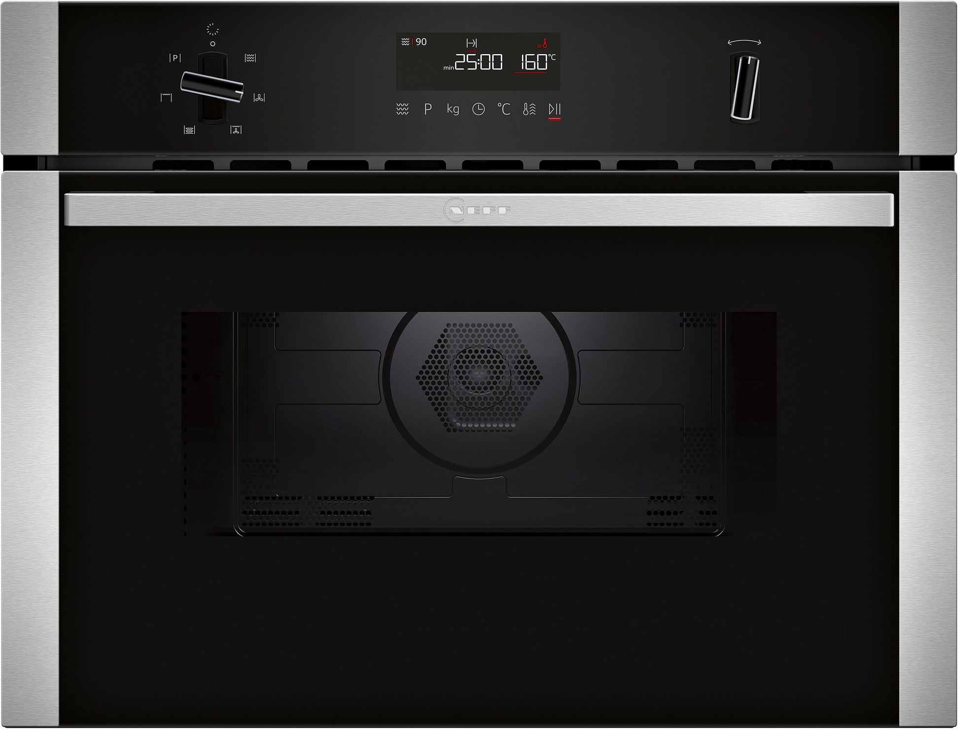 N 50, Built-in microwave oven with hot air, 60 x 45 cm, Stainless steel product photo (MCSA03248612_J5809_2603015_C1AMG84N0B_korr_def.jpg)