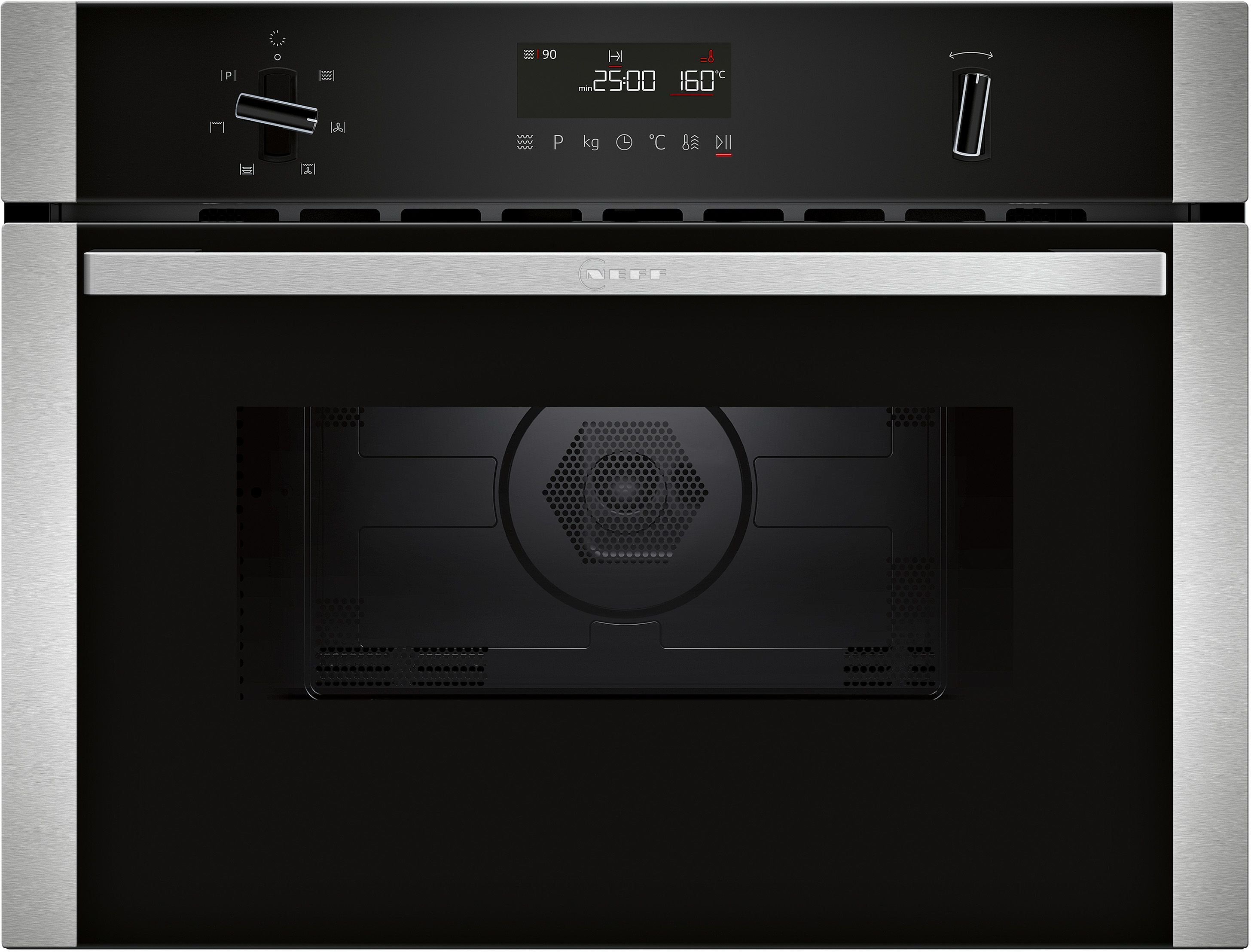 N 50, Built-in microwave oven with hot air, 60 x 45 cm, Stainless steel product photo (MCSA03248612_J5809_2603015_C1AMG84N0B_korr_def.jpg)