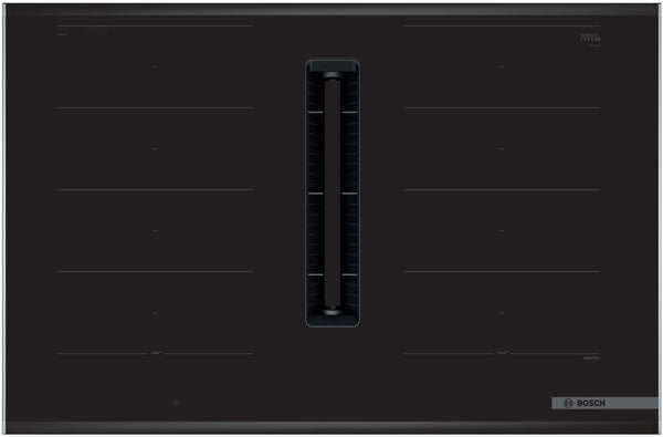 Bosch PXX875D67E Series 8, Induction hob with integrated ventilation system, 80 cm, surface mount with frame