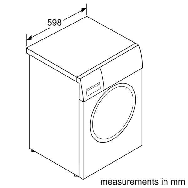 Series 6, Washing machine, front loader, 9 kg, max. 1400 rpm-8
