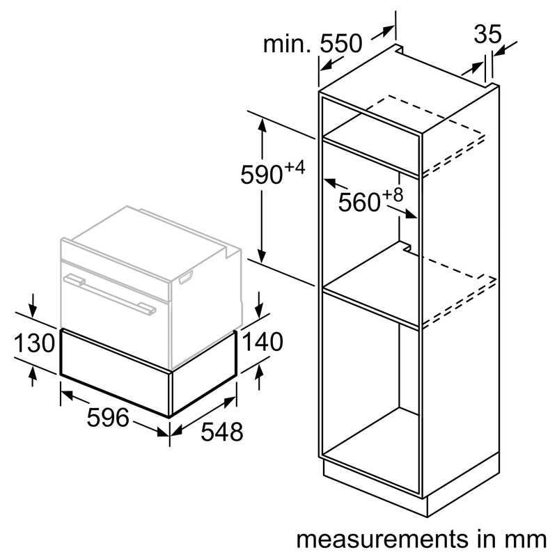 Neff N29HA11Y1B Vacuum Drawers, Warming Drawers, Storage Drawers and Accessories Flex Design Accessories product photo (MCZ_00775561_422926_N17HH10N0_en-GB.jpg)