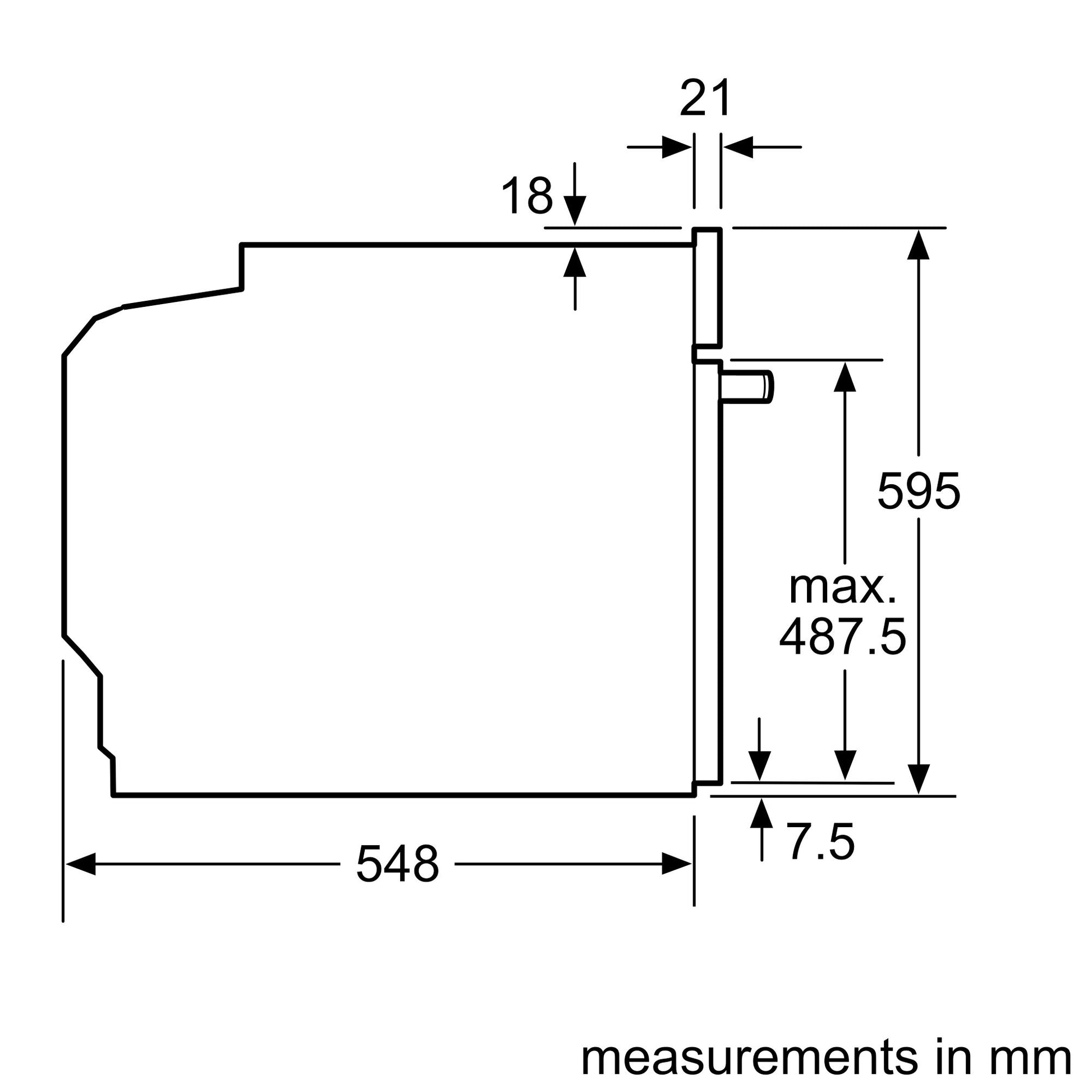 N 70, Built-in oven, 60 x 60 cm, Stainless steel product photo (MCZ_00775586_422950_B15FS22N0_en-GB.jpg)