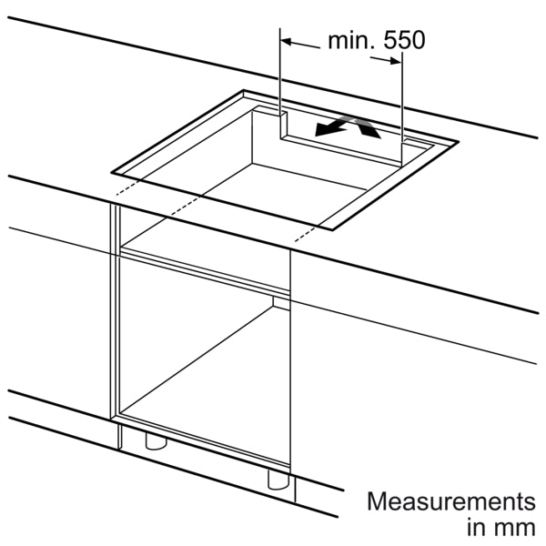 N 90, Induction hob, 80 cm, surface mount without frame-10