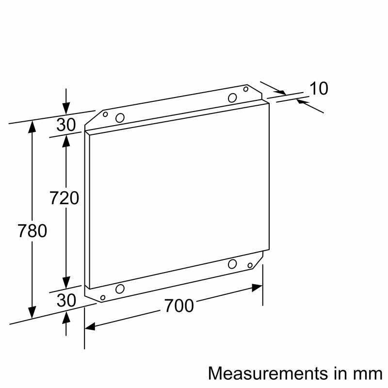 Bosch Optional Accessories for Chimney Hoods DHZ7551