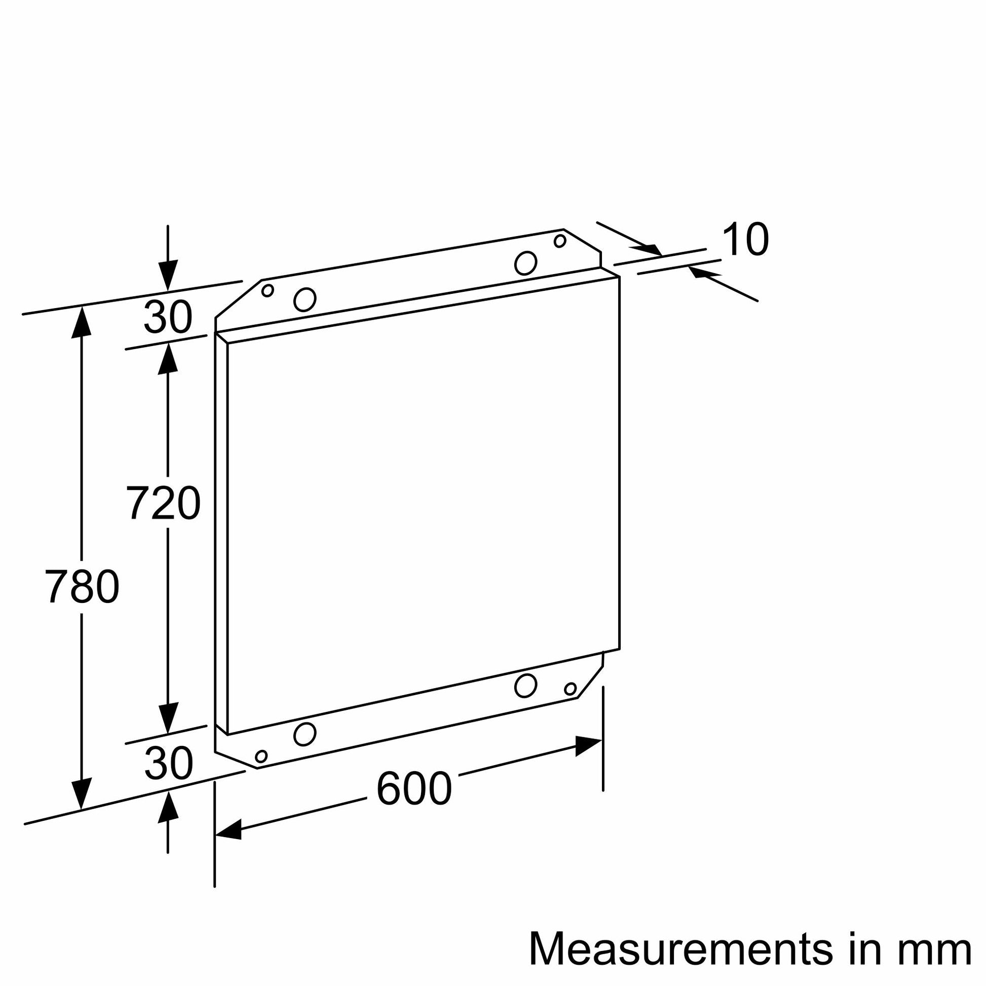Bosch Optional Accessories for Chimney Hoods DHZ6551