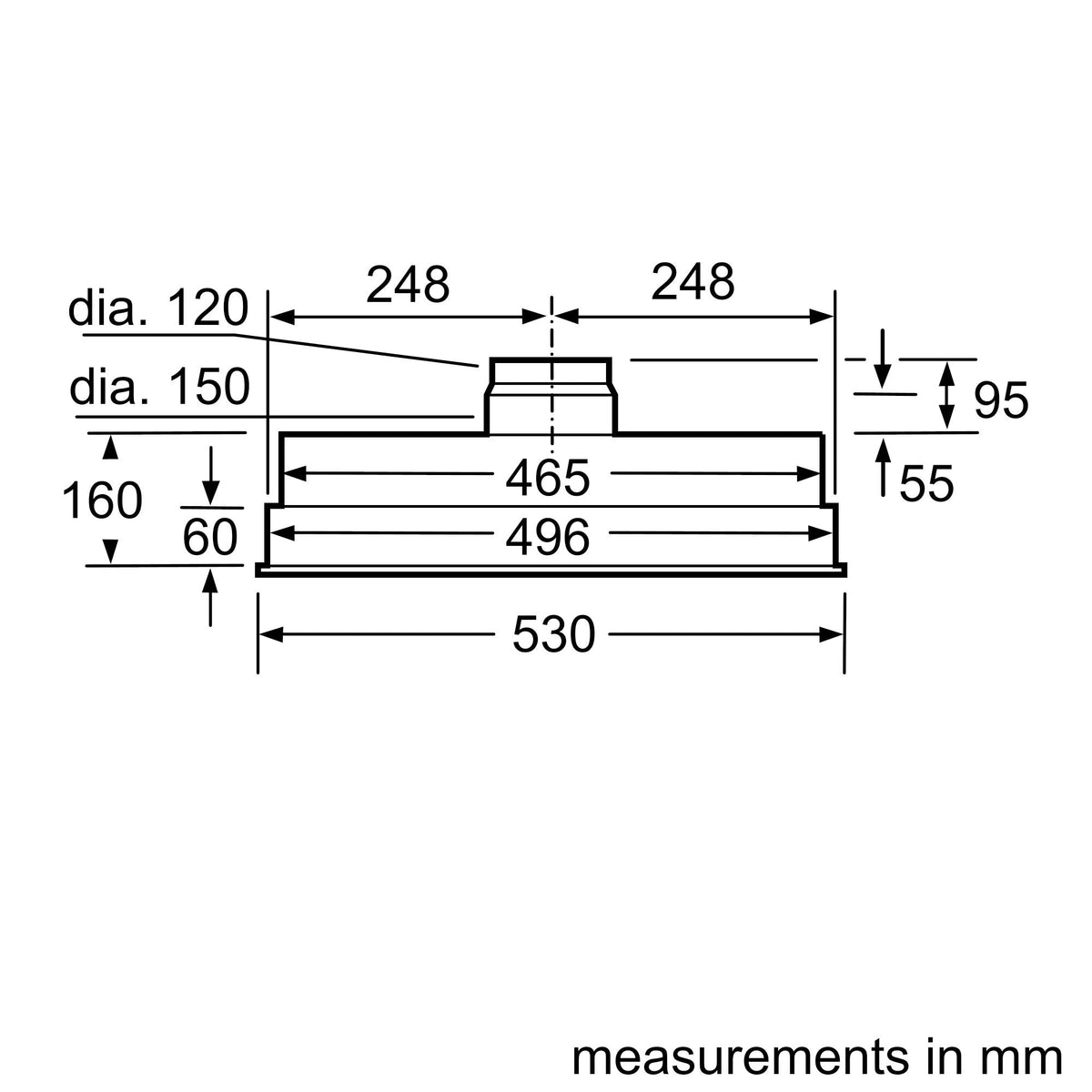 Neff Canopy Hoods N 30 D5655X1GB