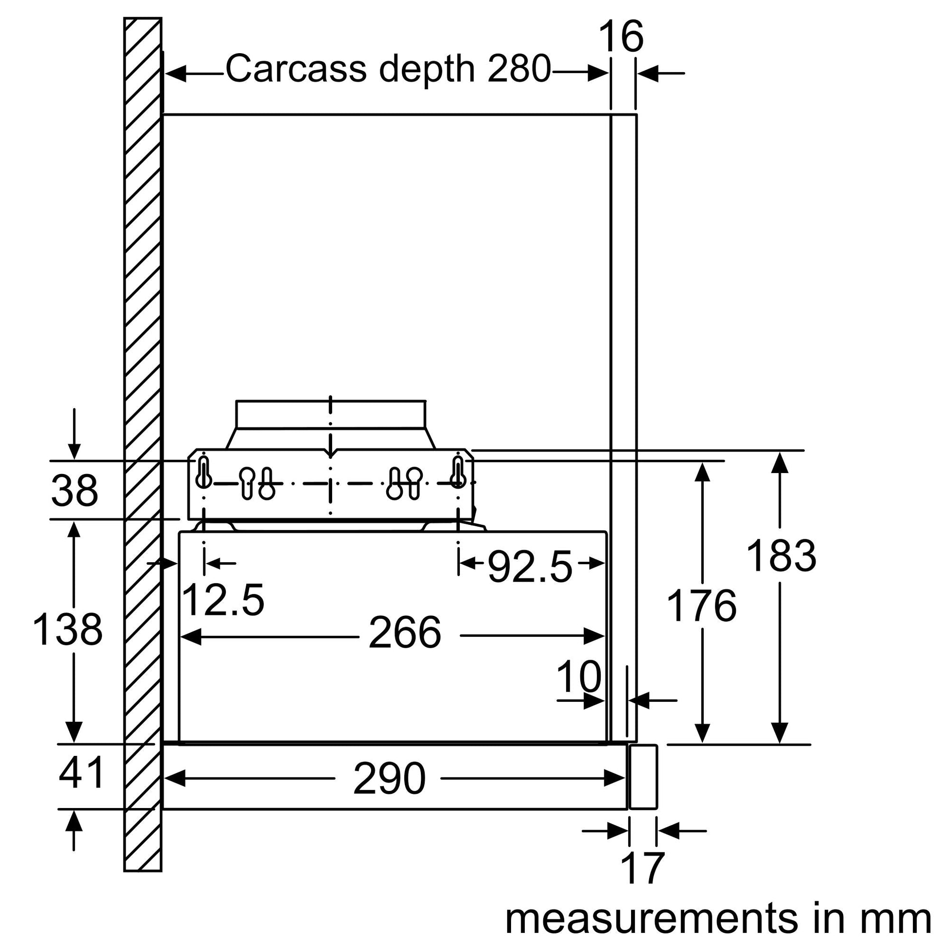 Bosch Telescopic Hoods Series 2 DFM063W56B