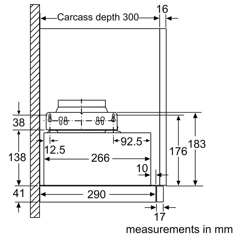 Bosch Telescopic Hoods Series 2 DFM063W56B