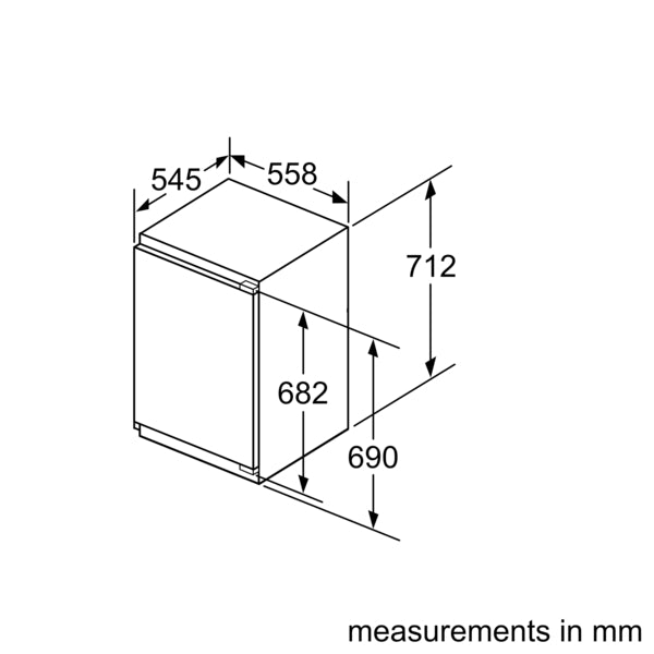 N 50, built-in freezer, 71.2 x 55.8 cm, flat hinge-6
