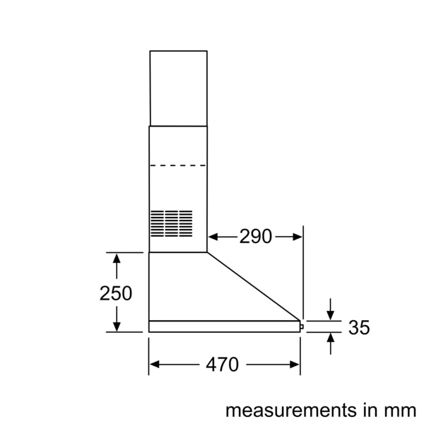 Bosch DWP64CC50M Series 2,  Wall-mounted cooker hood, 60 cm, Stainless steel-9