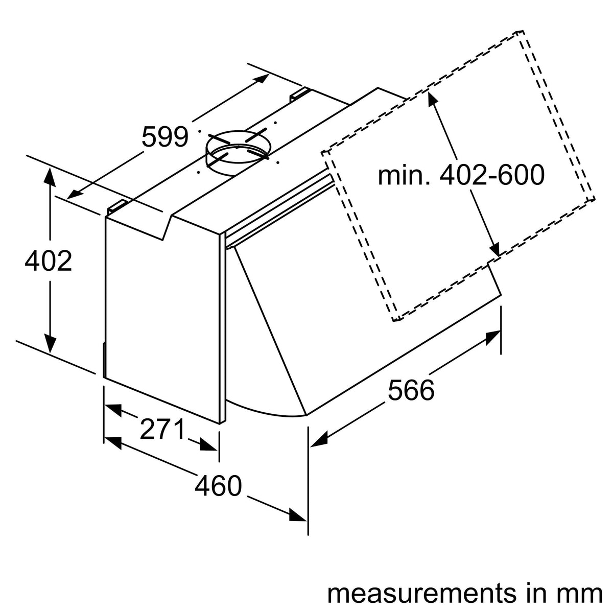 Neff Integrated Hoods N 30 D64MAC1X0B