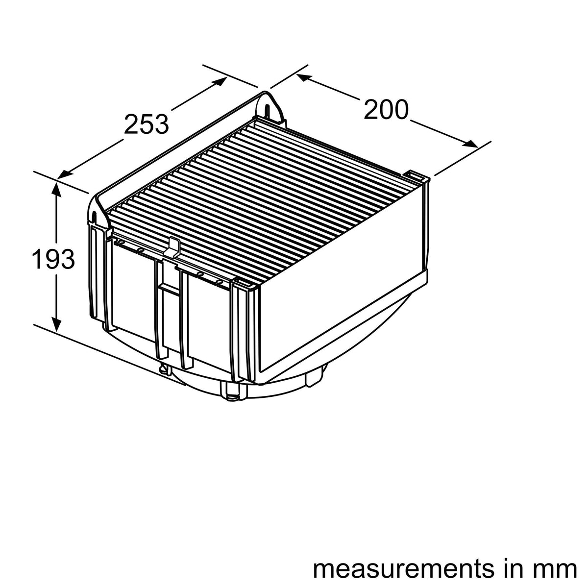 Bosch Optional Accessories for Chimney Hoods DWZ1DX1I6