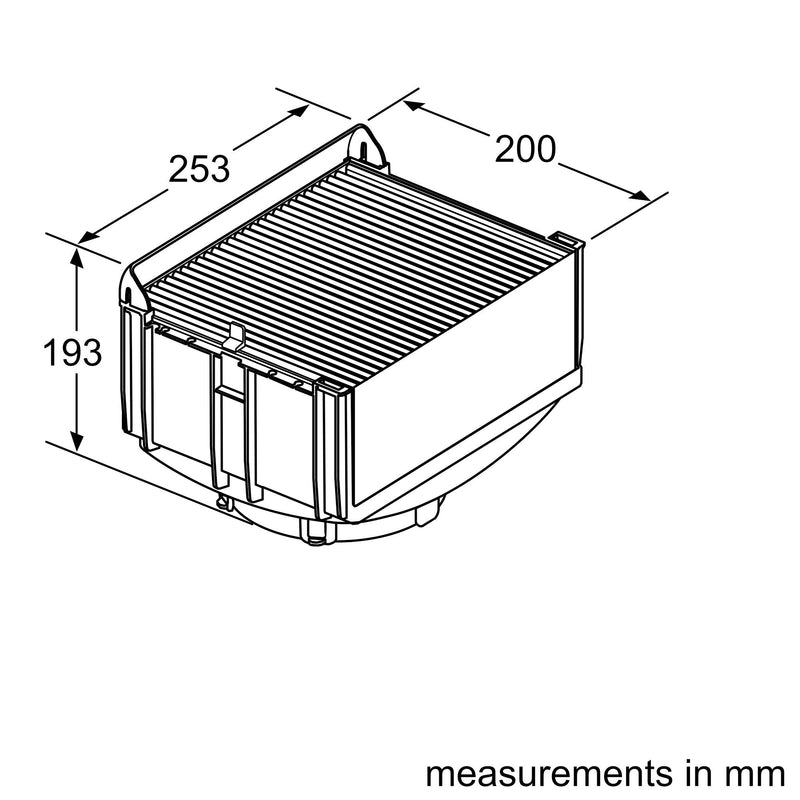 Bosch Optional Accessories for Chimney Hoods DWZ1DX1I6