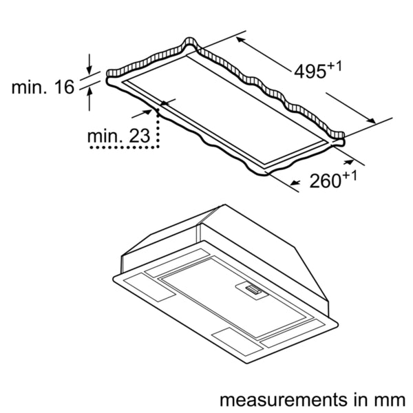 Series 2, Canopy cooker hood, 53 cm, Grey-6