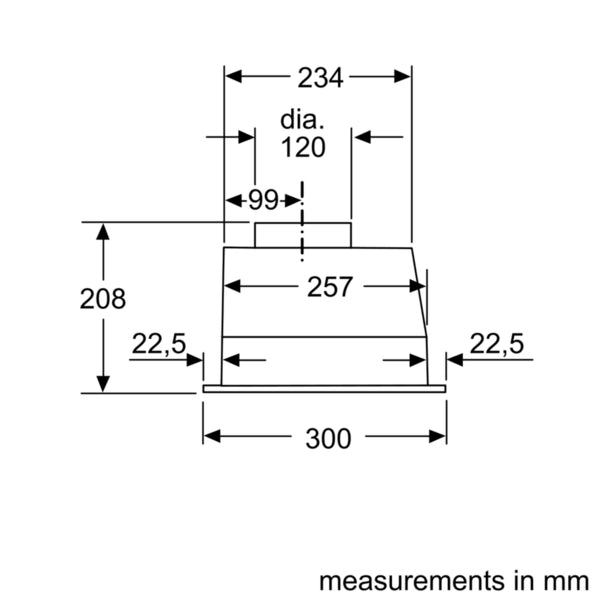 Neff D51NAA1C0B N30, Canopy cooker hoods D51NAA1C0B-8