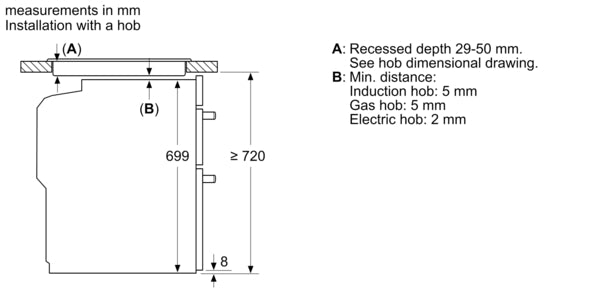 Bosch NBS533BB0B Series 4 Built-Under Double Ovens-10