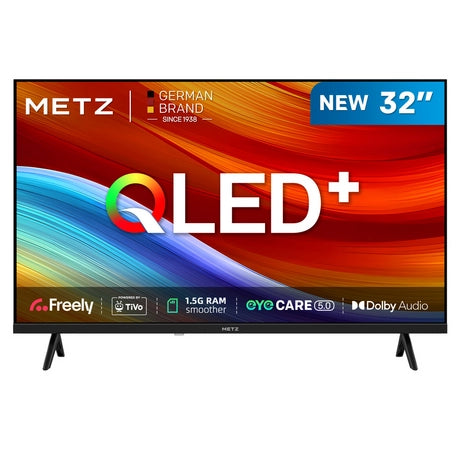 Metz 32MQH6800ZUK 32" Metz HD Smart QLED TV with Freely Power by Tivo - Black