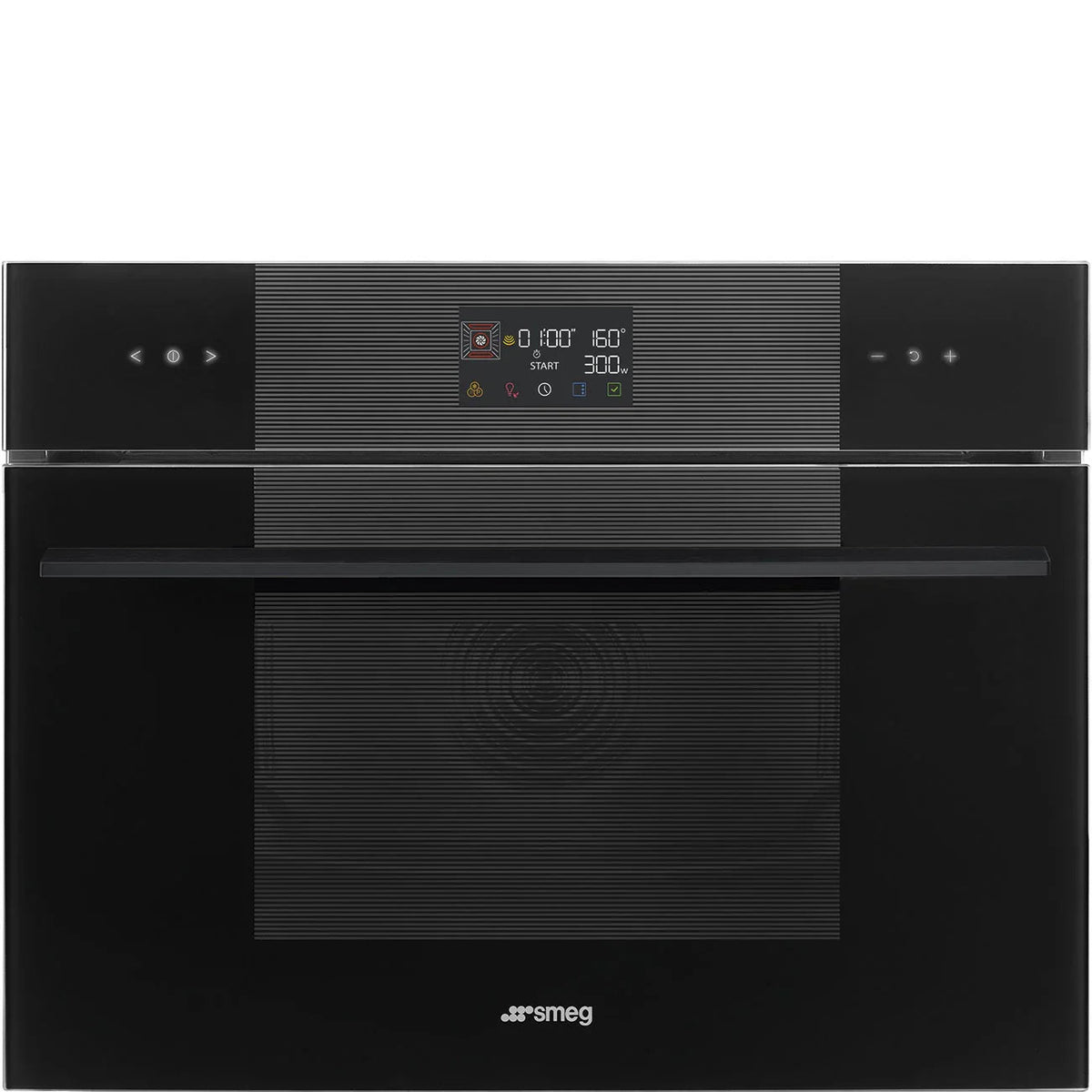 Smeg SO4102M1B3 Linea Compact Built-In Oven & Combi Microwave - Black
