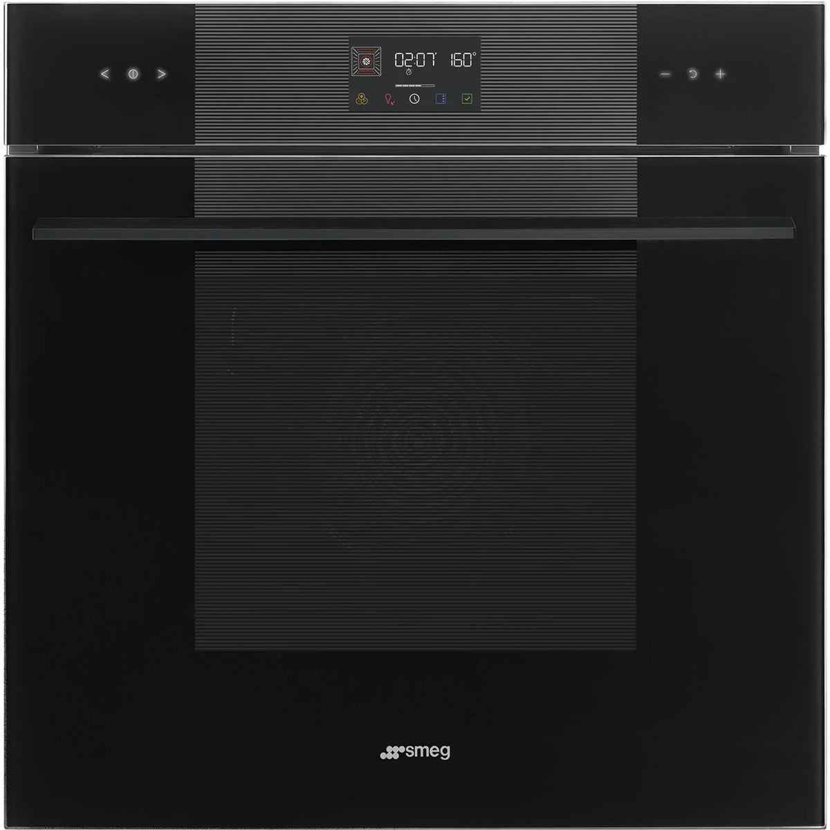 Smeg SOP6102TB3 Linea Built-In Traditional Pyrolytic Clean Single Oven - Black