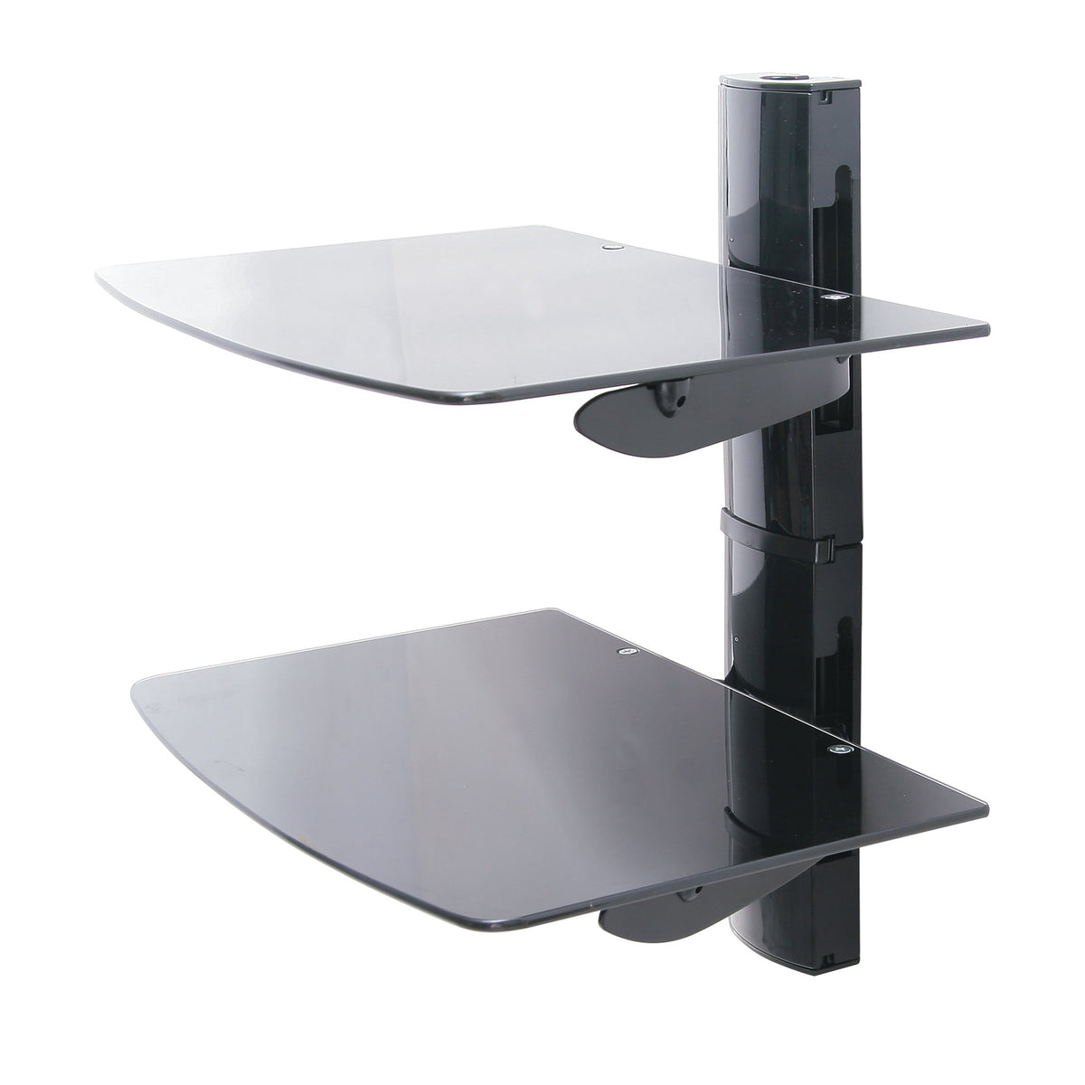 TTAP TTD-2-SHELF Double Glass AV Wall Shelf