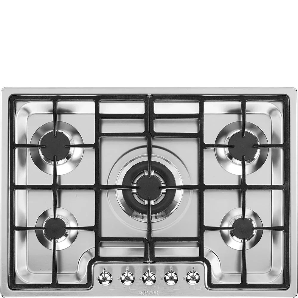 Smeg Classic PGF75-4 72cm Stainless Steel Gas Hob [LAST ONE]