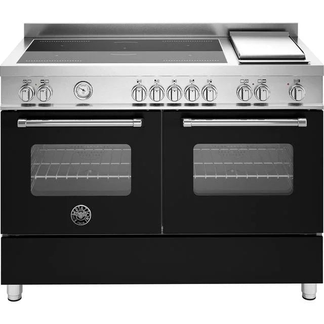 Bertazzoni MAS125I2ENET Master Deluxe 120cm Induction Range Cooker - Matte Back
